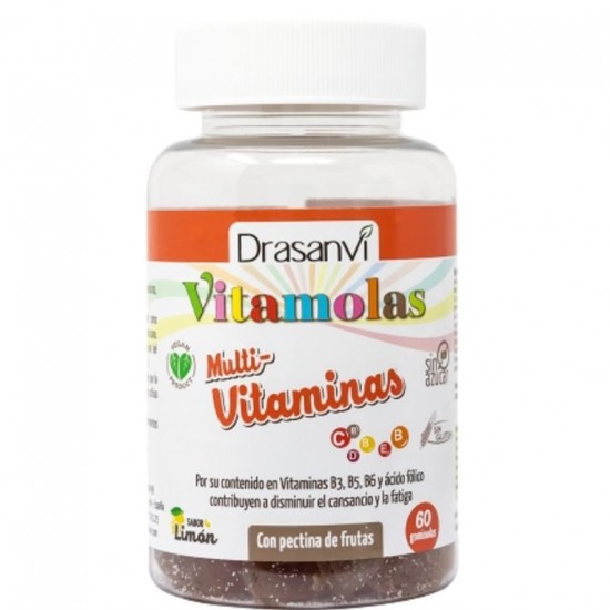 Vitamolas Multivitaminico Adulto Sin Gluten Vegan 60gominolas Drasanvi