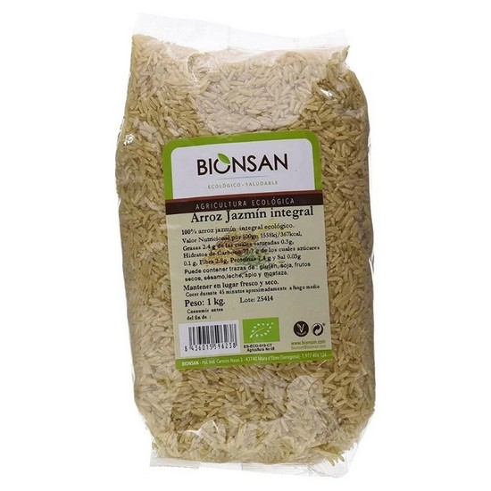 Comprar Arroz Jazmin Integral Eco Vegan 1kg Bionsan ❤️ ¡Hazme casito!