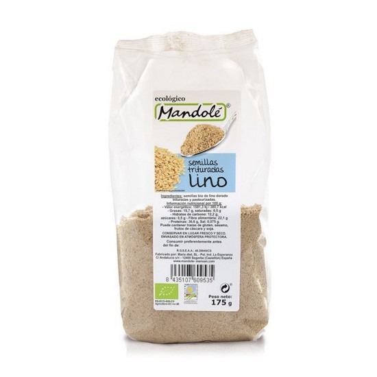 semillas de lino dorado molido ecológico y sin gluten