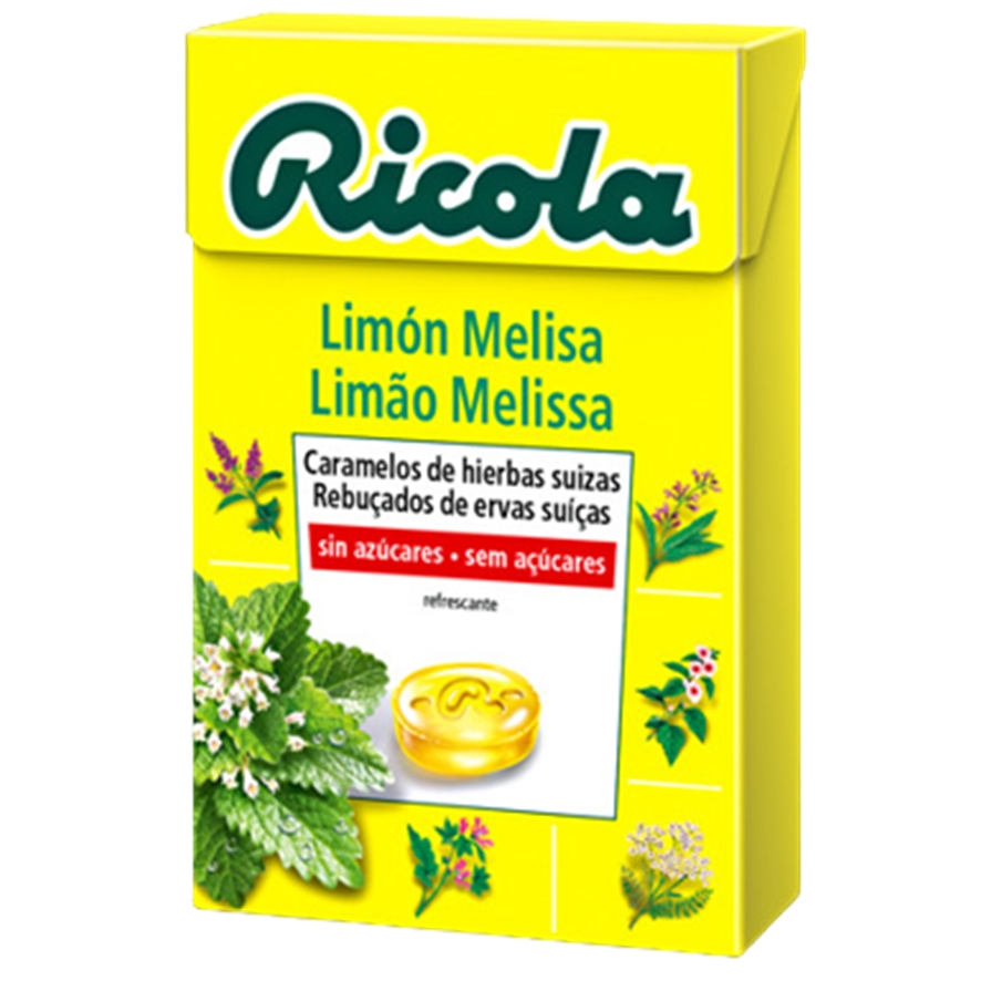 Comprar Caramelos de Limon y Melisa Sin Gluten SinAzucar 50g Ricola ️