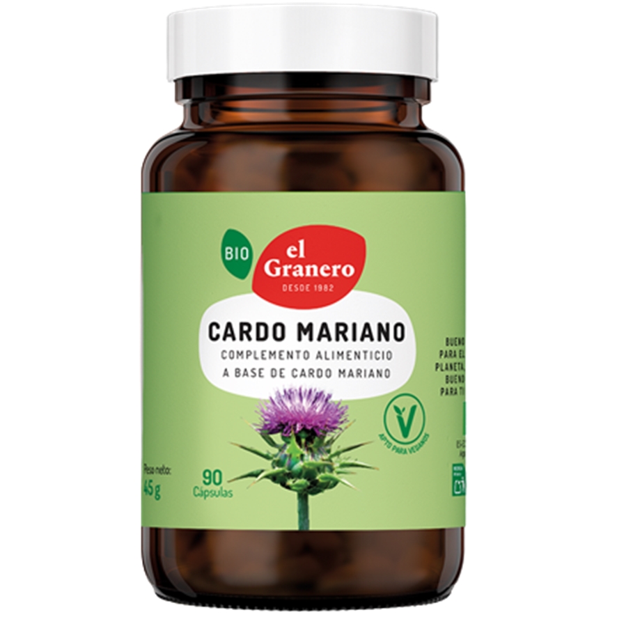 Cápsulas vegetales CARDO MARIANO 500 mg